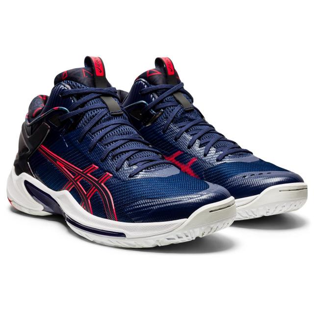 アシックス Gelburst 24 Ge 1063a016 401 メンズ バスケットボール シューズ バッシュ 2e ネイビー レッド 紺 Asics アルペングループヤフー店 通販 Yahoo ショッピング
