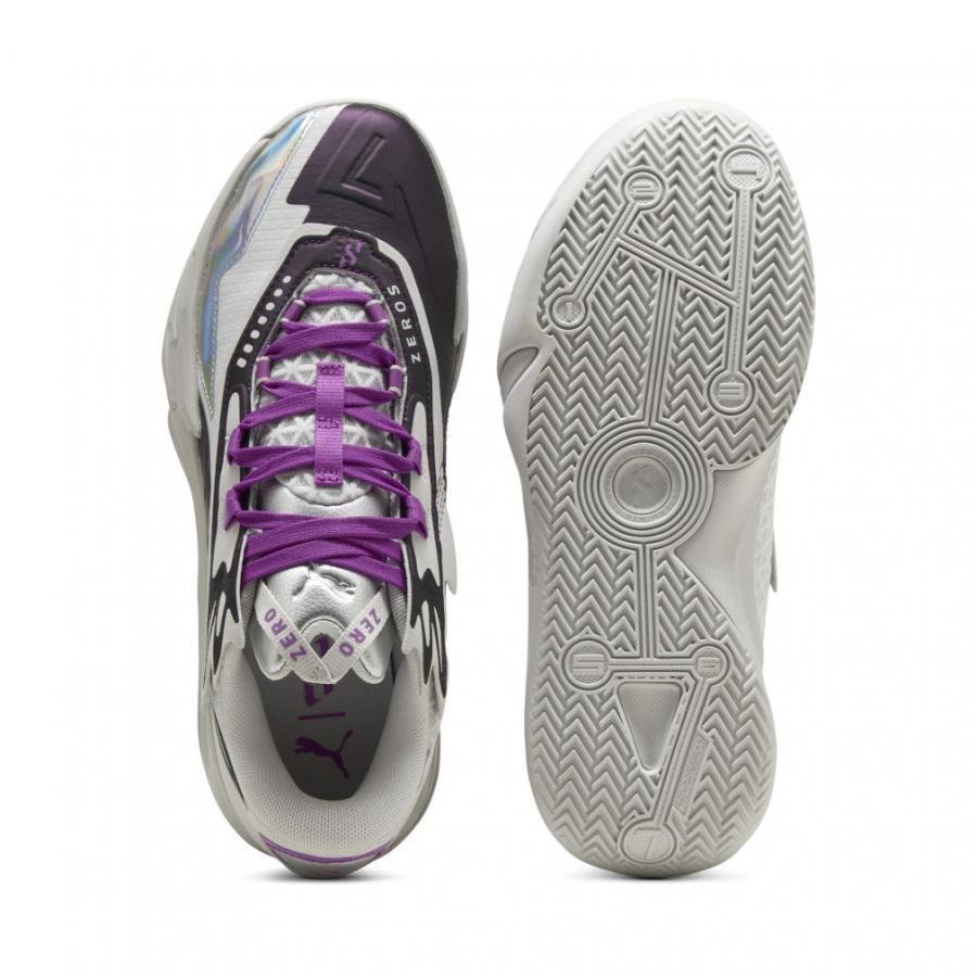 値下げ可能PUMA ZEROS II バスケットシューズ グリーン/パープル メンズ Scoot Zeros II NXTPRO Hoops バスケットボールシューズ | PUMA