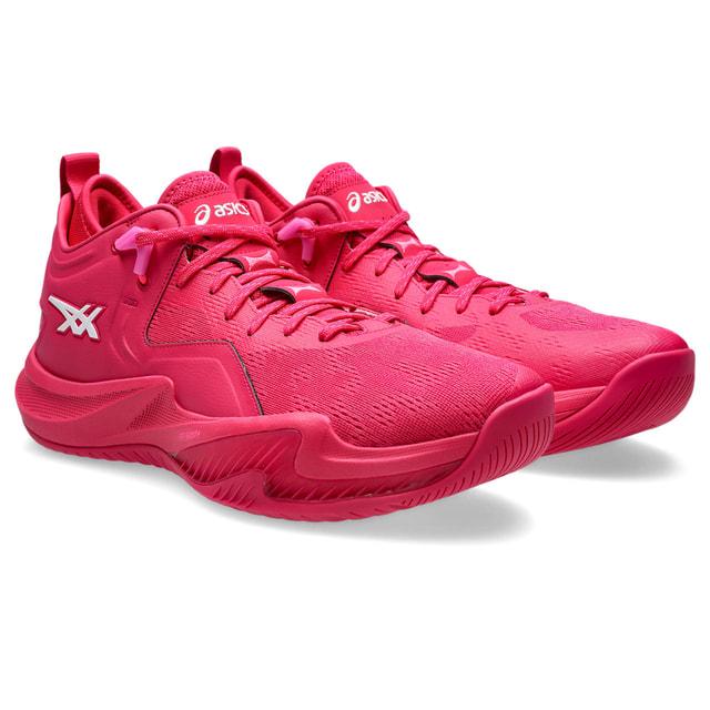 アシックス NOVA SURGE LOW 2 ノヴァサージ ロー 2 1061A051 メンズ レディス バスケットボール シューズ バッシュ : ローズ asicsの画像