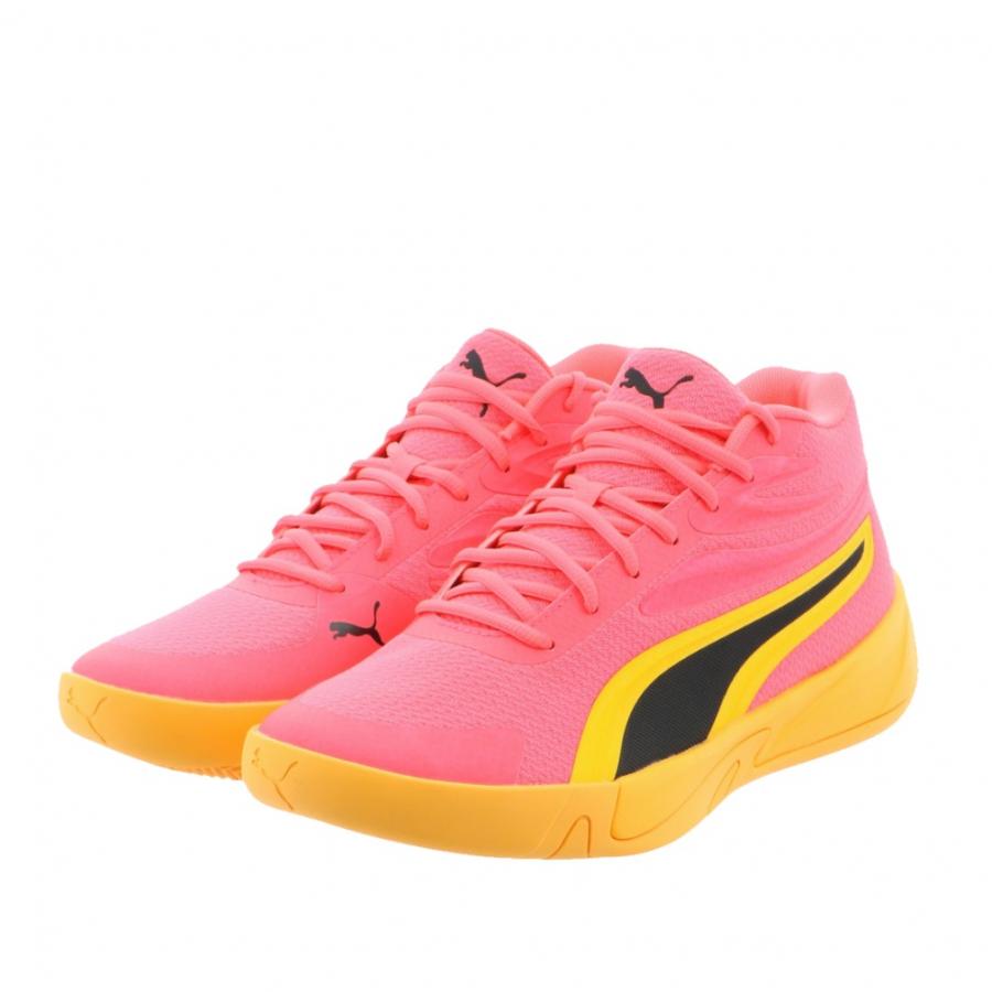 オレンジ/ピンク バスケットボールシューズ PUMA（プーマ） COURT PRO 310829 メンズ レディス バスケットボール