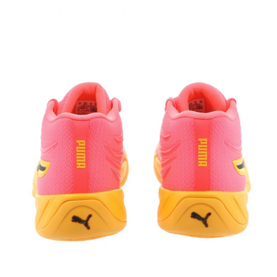 Puma バスケットボールシューズ ピンク/イエロー PUMA（プーマ） COURT PRO 310829 メンズ レディス バスケットボール