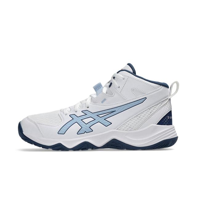 アシックス バッシュ キッズ用 ホワイト×ブルー DUNKSHOT MB 10 ASICS（アシックス） DUNKSHOT MB 10 ダンクショット MB 10 1064A019