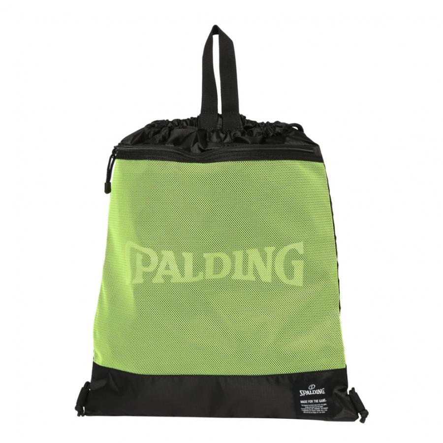 SPALDING（スポルディング） デイリー ナップサック ブラック×ライム