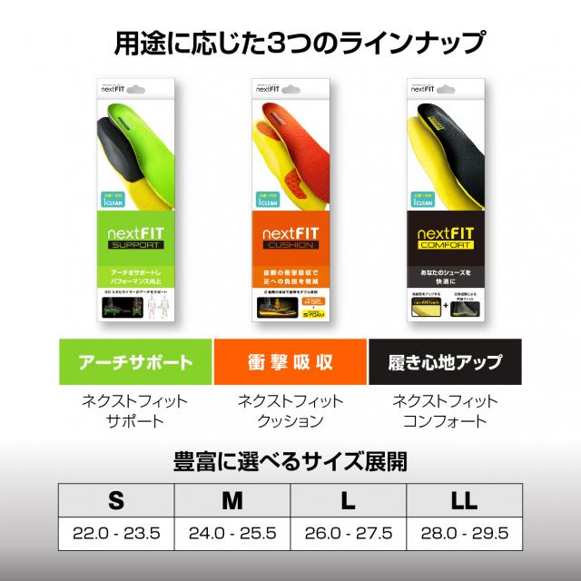 ネクストフィット インソール コンフォート COMFORT CMF ブラック