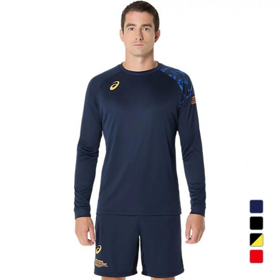 ASICS（アシックス） メンズ レディス バレーボール 長袖Tシャツ