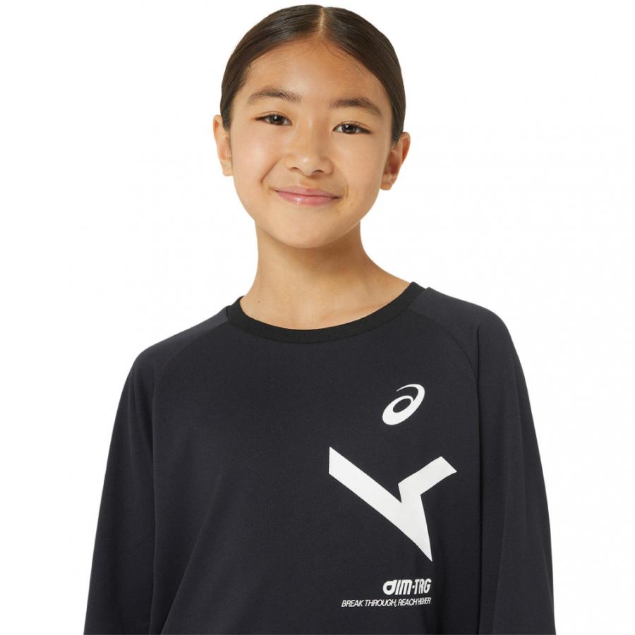 ASICS（アシックス） ジュニア バレーボール 吸汗速乾 長袖Tシャツ Jr