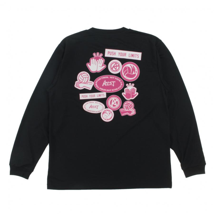アルスト メンズ レディス バレーボール 長袖Tシャツ DRY L/S Tシャツ