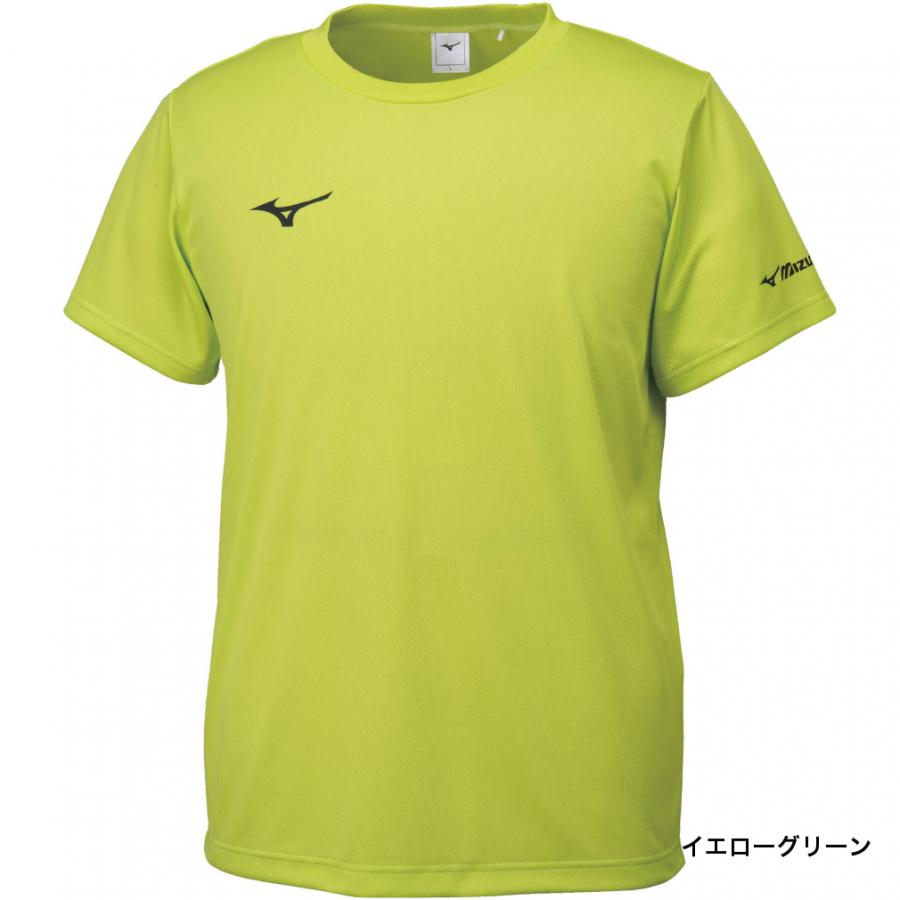 Mizuno グレー/イエロー Tシャツ 2022 Mizuno グレー/イエロー Tシャツ
