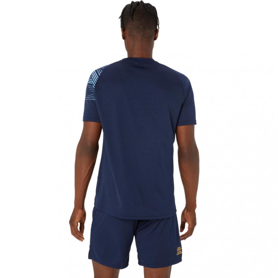 ASICS（アシックス） メンズ レディス バレーボール 半袖Tシャツ