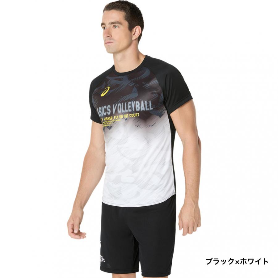 ASICS（アシックス） メンズ レディス バレーボール 半袖Tシャツ