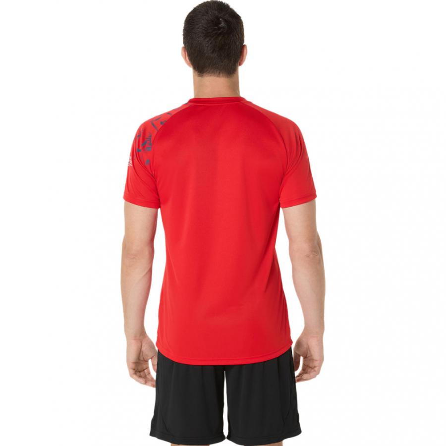 ASICS（アシックス） メンズ レディス バレーボール 半袖Tシャツ