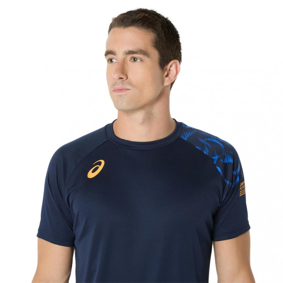 ASICS（アシックス） メンズ レディス バレーボール 半袖Tシャツ