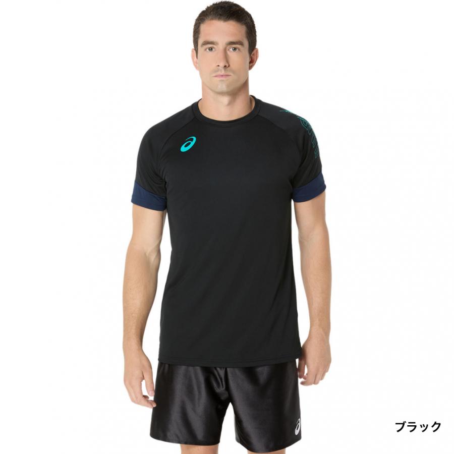 アシックス 半袖シャツ プラクティスシャツ バレーボール 2053a246_09.jpg