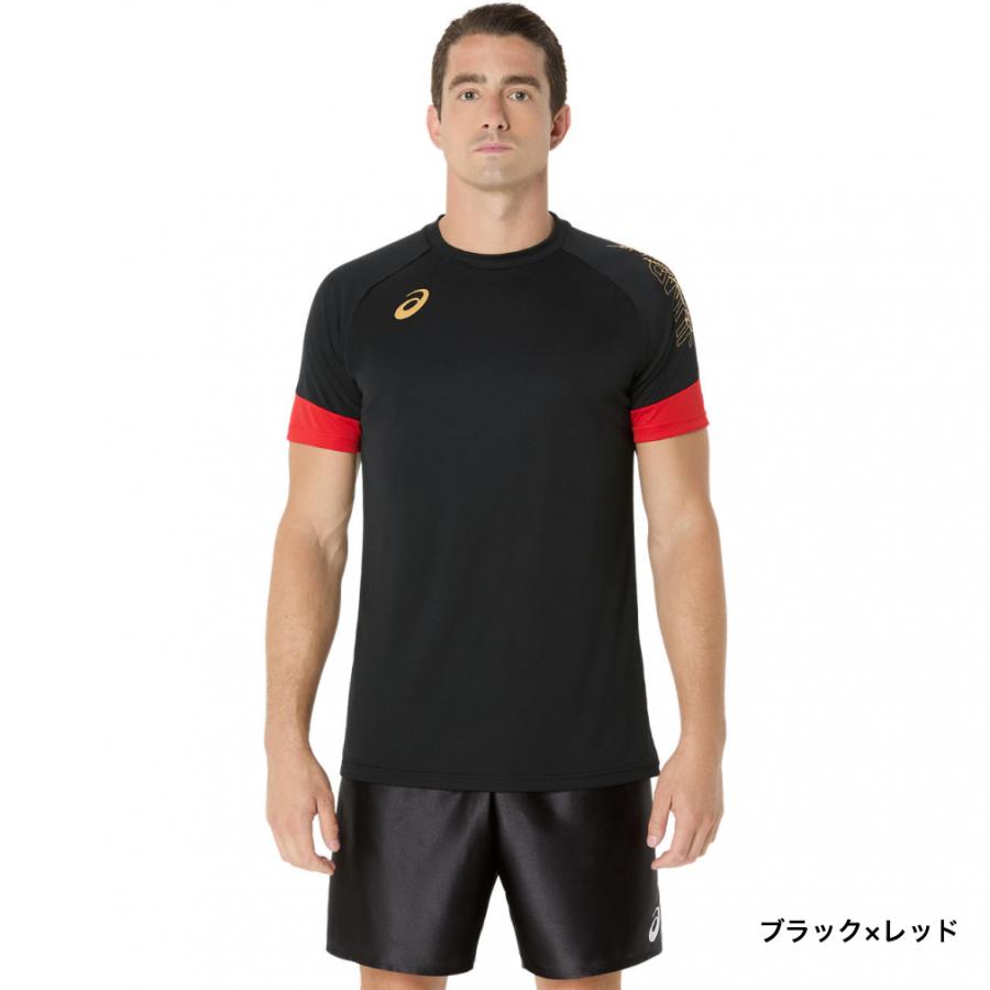 ASICS（アシックス） メンズ レディス バレーボール 半袖Tシャツ