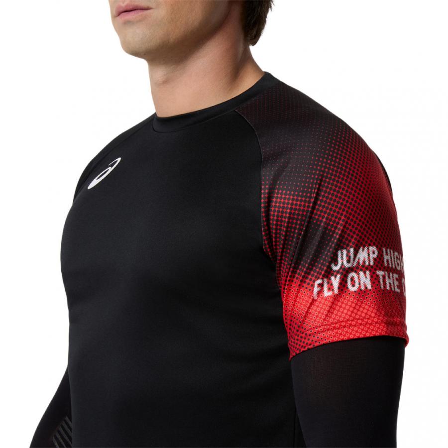 ASICS（アシックス） メンズ レディス バレーボール 半袖Tシャツ