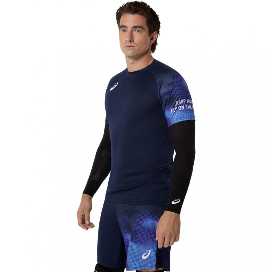 ASICS（アシックス） メンズ レディス バレーボール 半袖Tシャツ