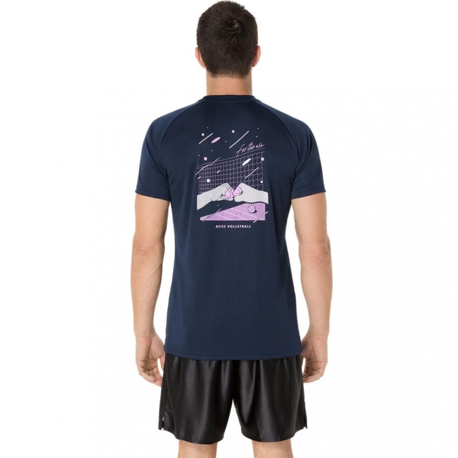 ASICS（アシックス） メンズ レディス バレーボール 半袖Tシャツ