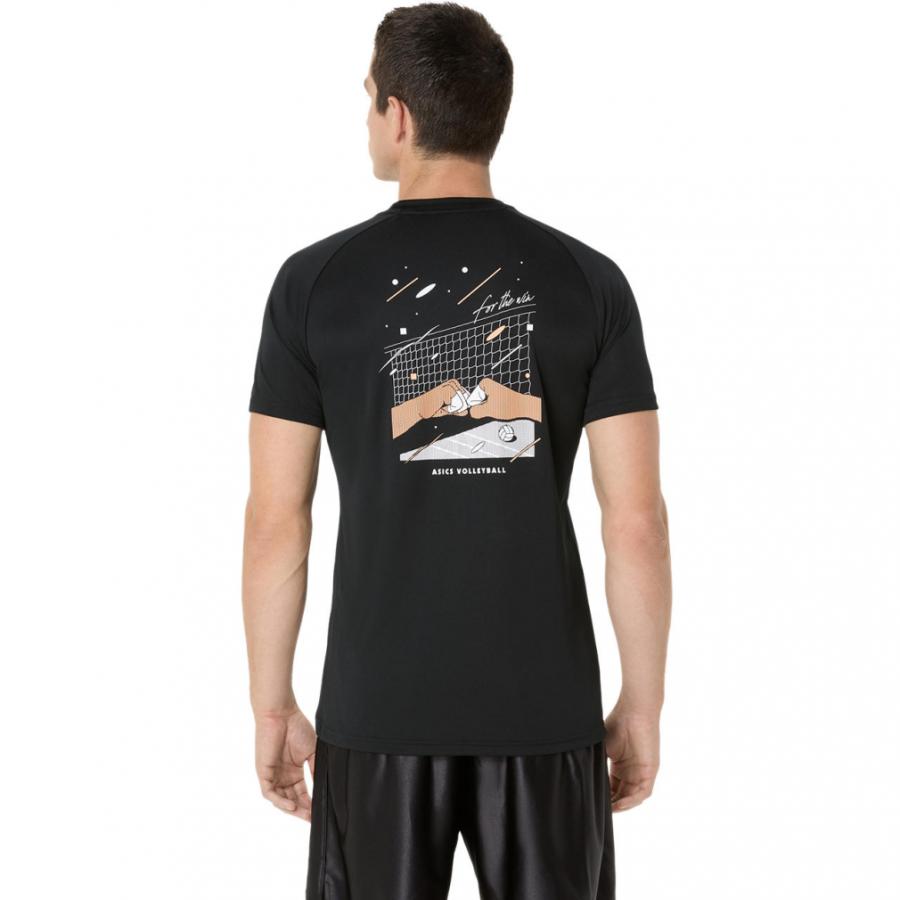 ASICS（アシックス） メンズ レディス バレーボール 半袖Tシャツ