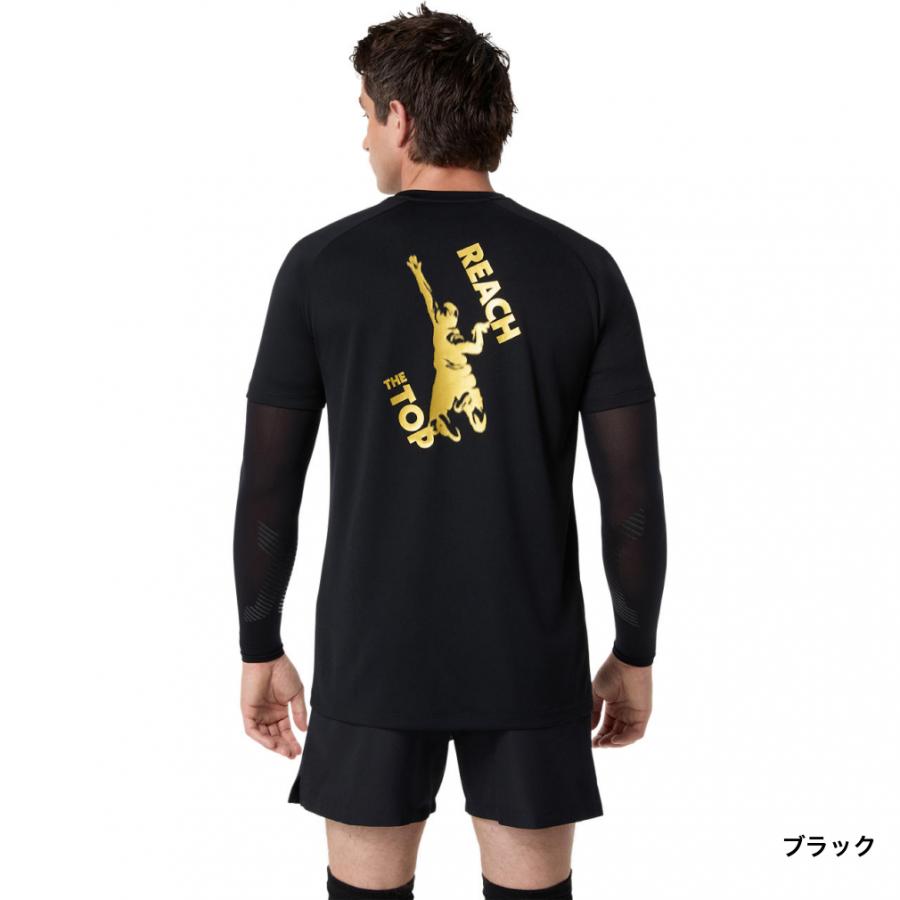 ASICS（アシックス） メンズ レディス バレーボール 半袖Tシャツ