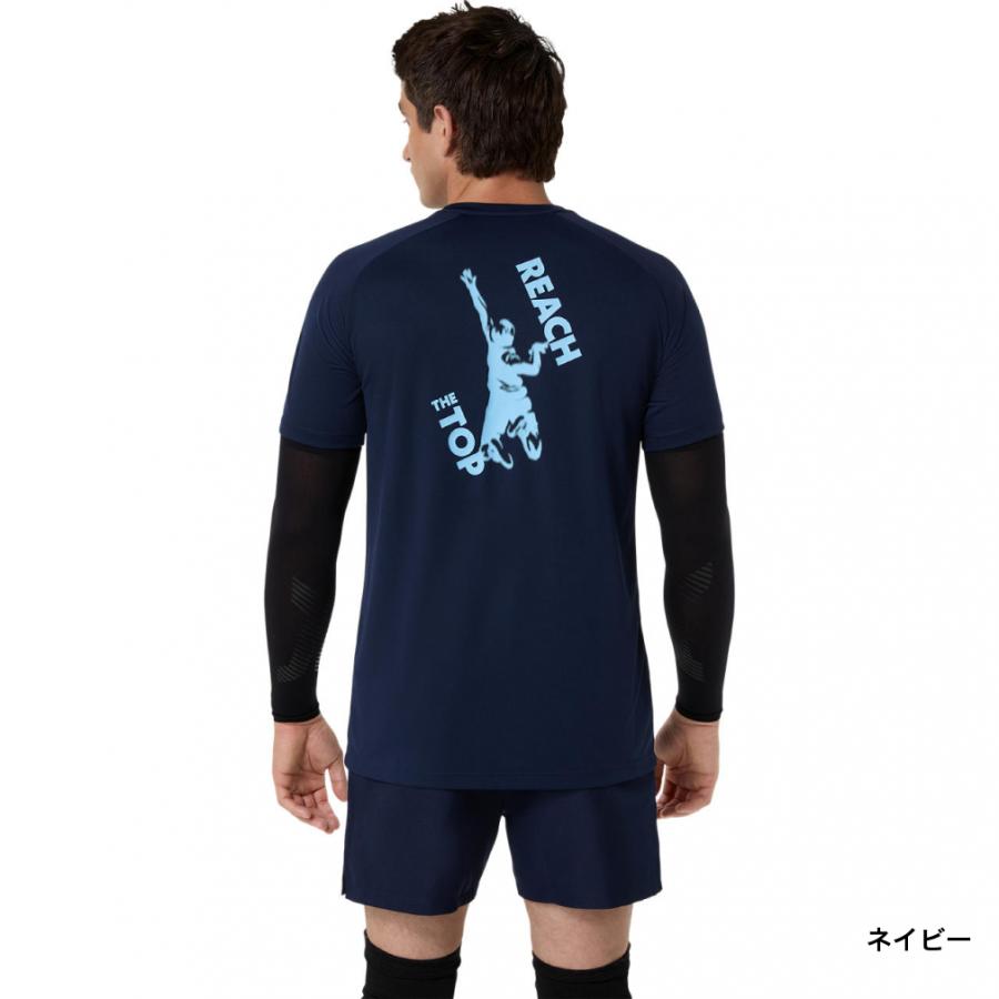 ASICS（アシックス） メンズ レディス バレーボール 半袖Tシャツ