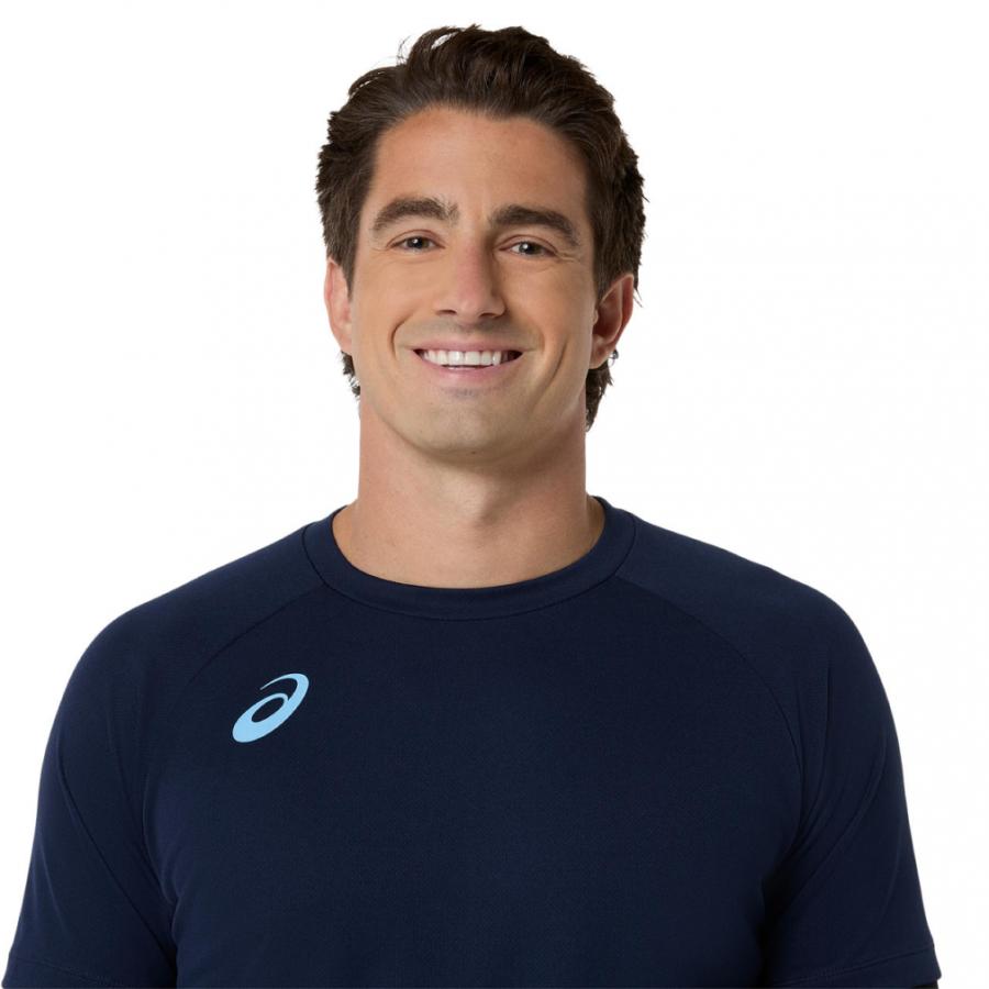 ASICS（アシックス） メンズ レディス バレーボール 半袖Tシャツ