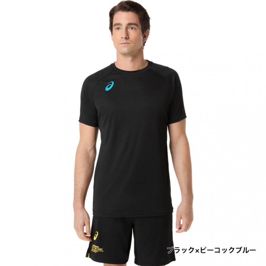 ASICS（アシックス） メンズ レディス バレーボール 半袖Tシャツ 半袖