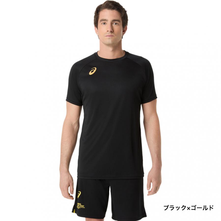ASICS（アシックス） メンズ レディス バレーボール 半袖Tシャツ 半袖
