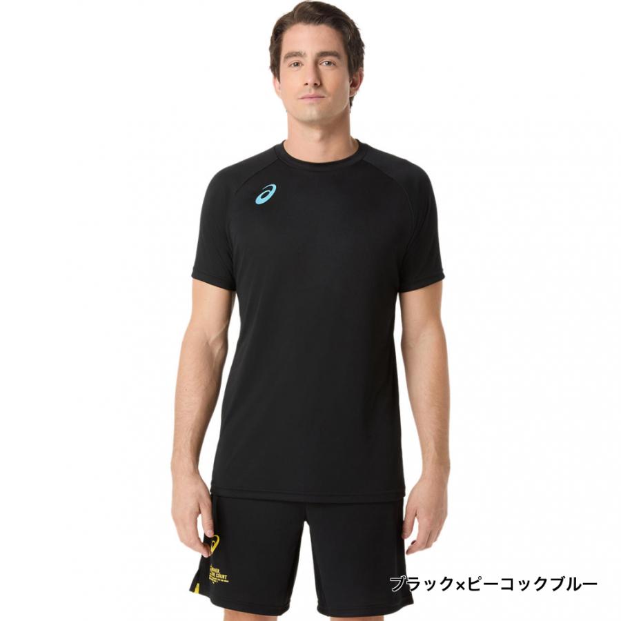 ASICS（アシックス） メンズ レディス バレーボール 半袖Tシャツ 半袖