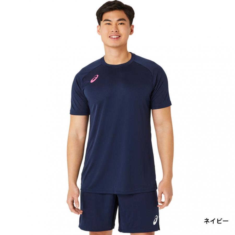 ASICS（アシックス） メンズ レディス バレーボール 半袖Tシャツ 半袖