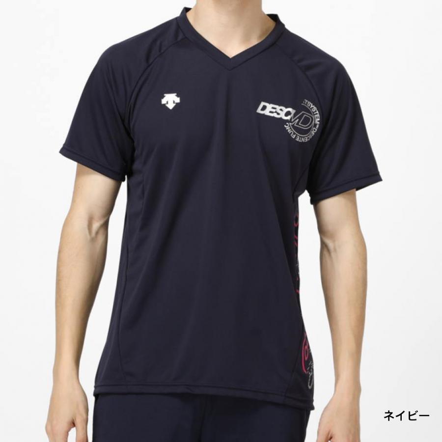 DESCENTE CHUO Univ. 半袖ウェア DESCENTE GOLF デサント メンズ レディス バレーボール 半袖