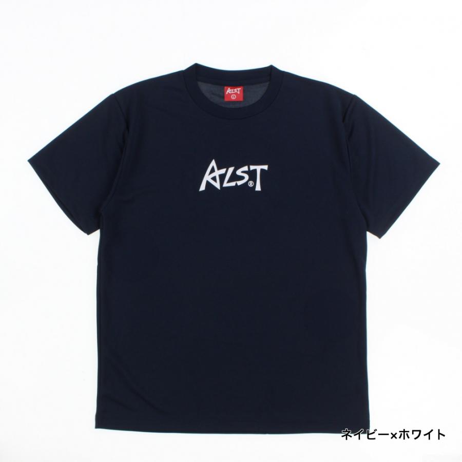 ALST XLサイズ 黒シャツ　Ｔシャツ　アルスト　バレーボール アルスト メンズ レディス バレーボール 半袖Tシャツ DRY Tシャツ [BK