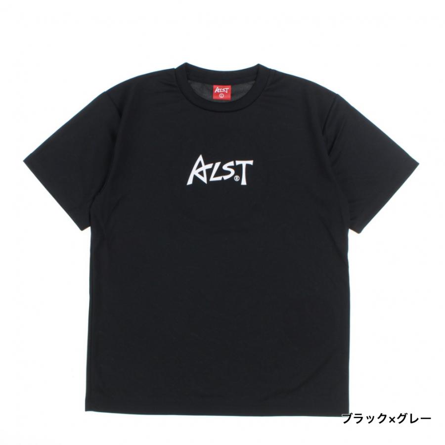 ALST XLサイズ 黒シャツ　Ｔシャツ　アルスト　バレーボール アルスト メンズ レディス バレーボール 半袖Tシャツ DRY Tシャツ [BK
