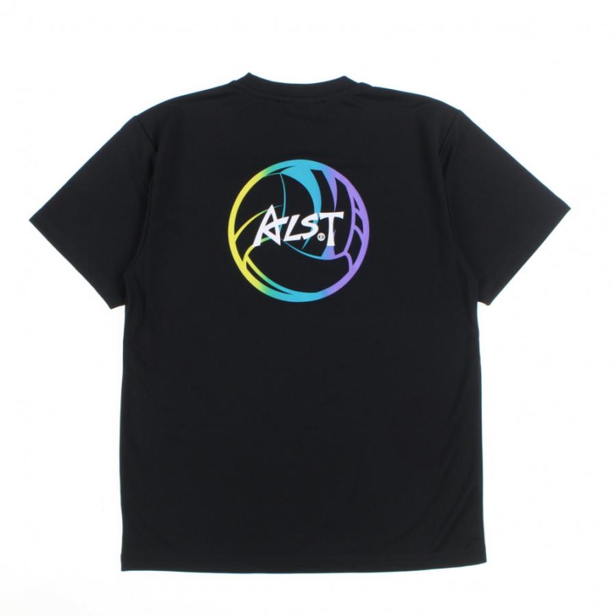 アルスト メンズ レディス バレーボール 半袖Tシャツ DRY Tシャツ [BK