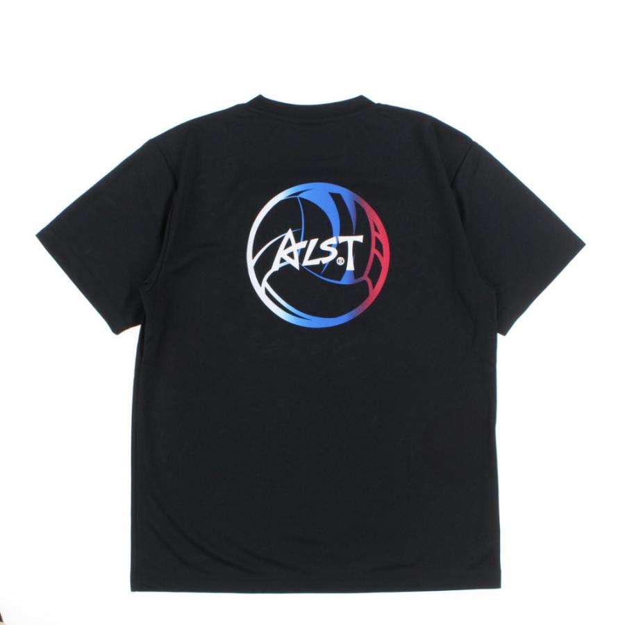 アルスト メンズ レディス バレーボール 半袖Tシャツ DRY Tシャツ [BK