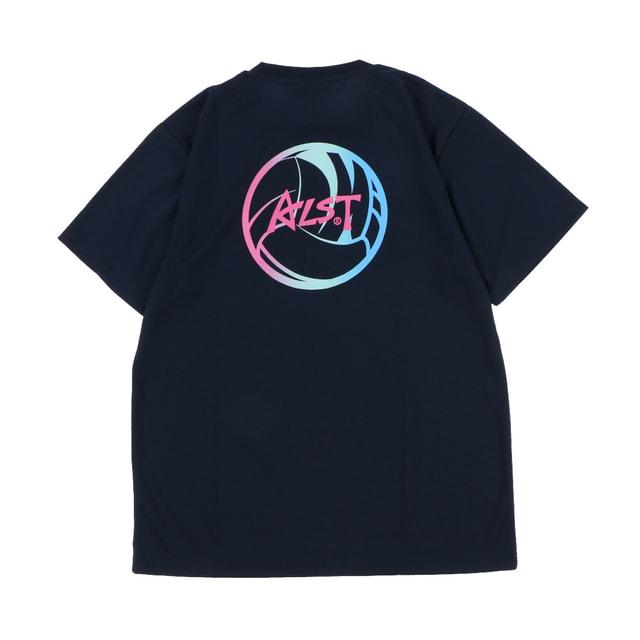 アルスト メンズ レディス バレーボール 半袖Tシャツ BACK BALL