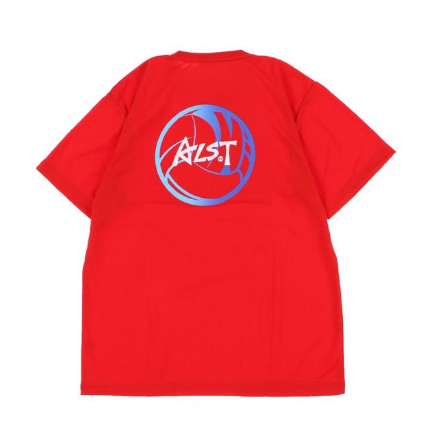 アルスト メンズ レディス バレーボール 半袖Tシャツ BACK BALL