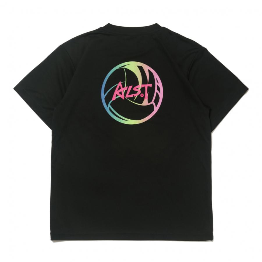 アルスト メンズ レディス バレーボール 半袖Tシャツ DRY Tシャツ BK