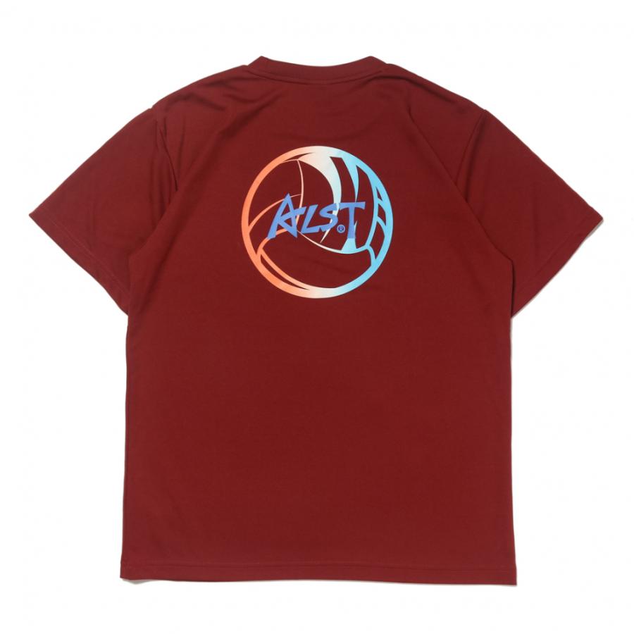 アルスト メンズ レディス バレーボール 半袖Tシャツ DRY Tシャツ BK