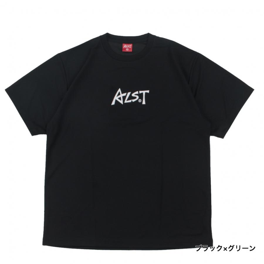 ALST XLサイズ 黒シャツ　Ｔシャツ　アルスト　バレーボール アルスト メンズ レディス バレーボール 半袖Tシャツ DRY Tシャツ BK