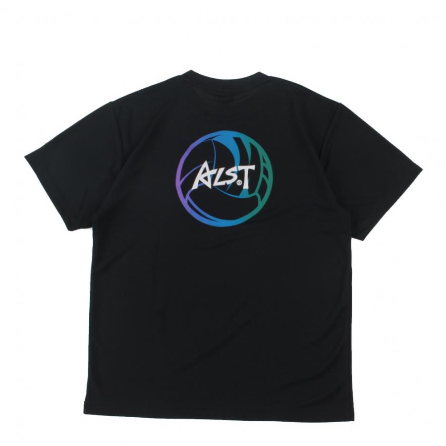 アルスト メンズ レディス バレーボール 半袖Tシャツ DRY Tシャツ BK