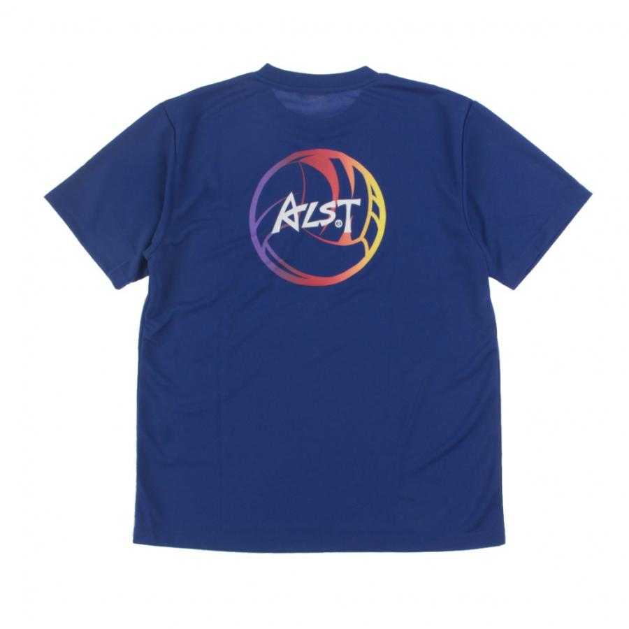 アルスト メンズ レディス バレーボール 半袖Tシャツ DRY Tシャツ BK