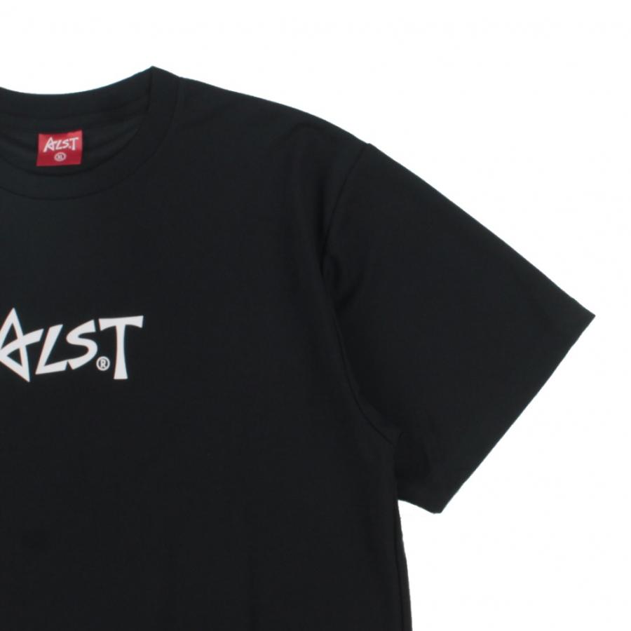 ALST XLサイズ 黒シャツ　Ｔシャツ　アルスト　バレーボール アルスト メンズ レディス バレーボール 半袖Tシャツ DRY Tシャツ BK