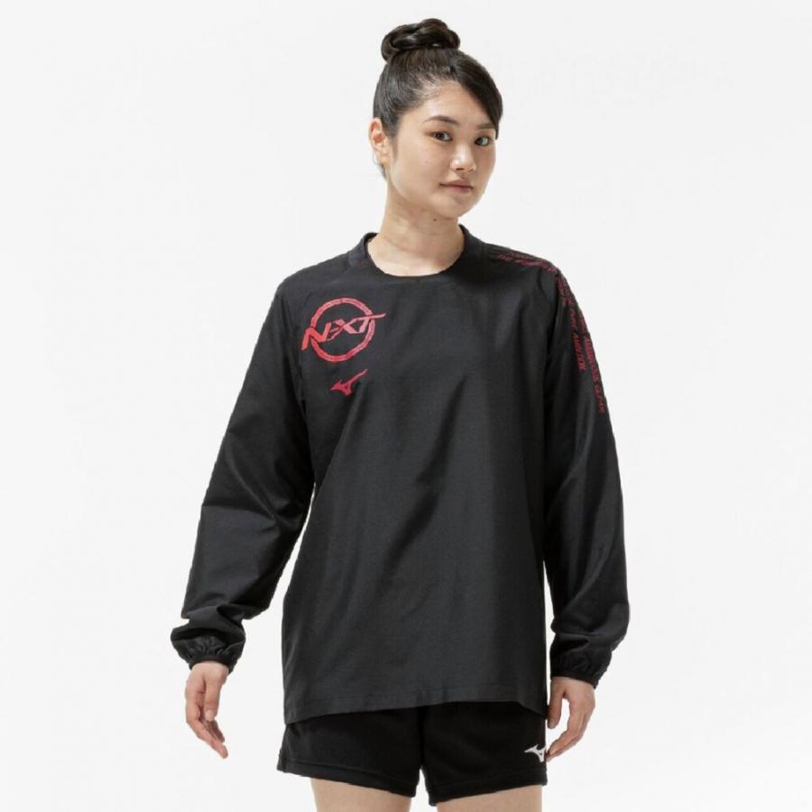 新品　MIZUNO　ミズノ　ピステダフブレーカーシャツ/パンツ　2点セット　XL MIZUNO（ミズノ） メンズ レディス バレーボール ピステ N-XT長袖