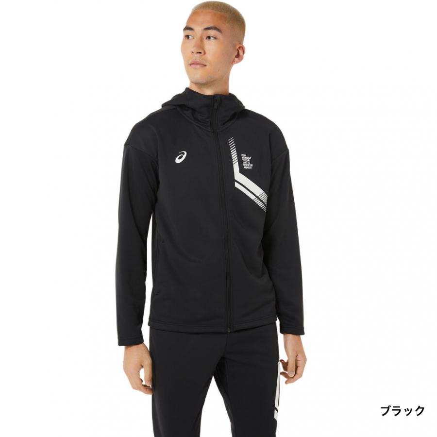 アシックス メンズ レディス バレーボール スウェット LIMO SWEAT FZ HOODY リモ スウェットフルジップフーディー 2031D573 asics｜alpen-group｜03