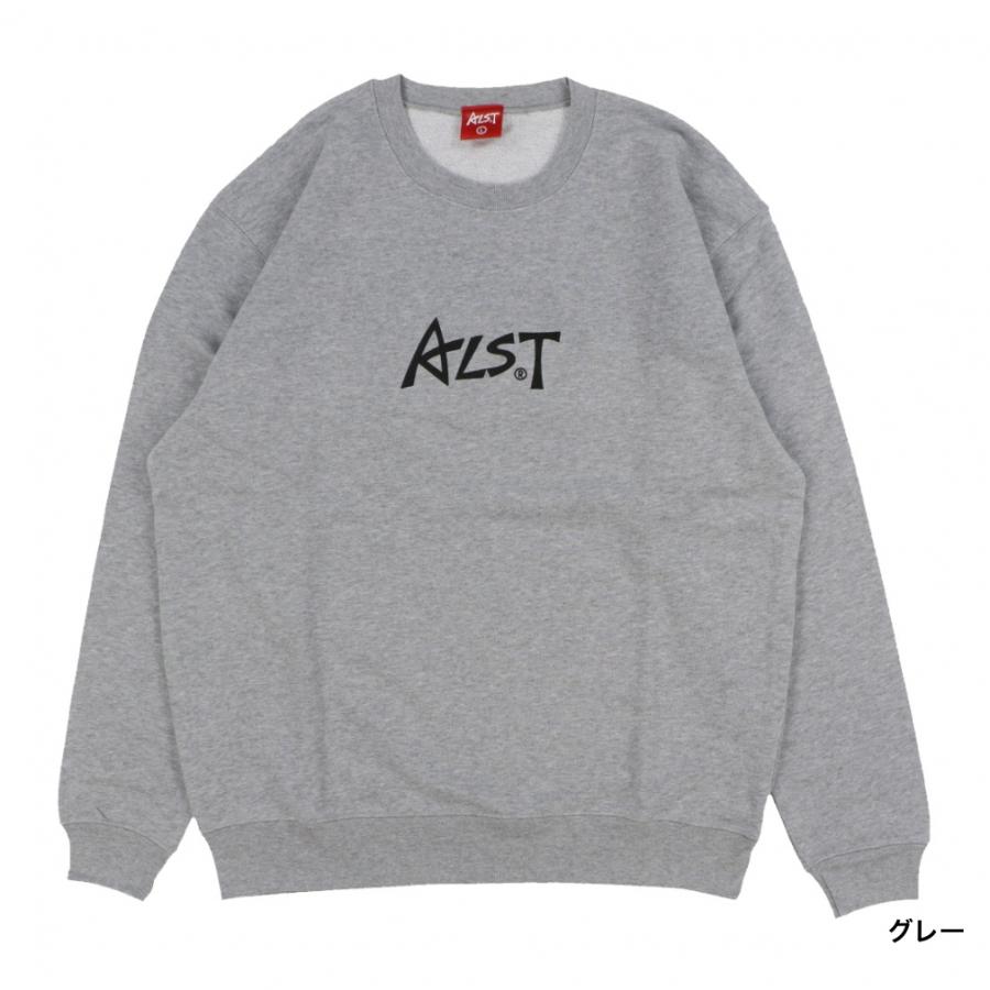 ALST グレー スウェット L バレーボール アルスト メンズ レディス バレーボール スウェット クルーネック