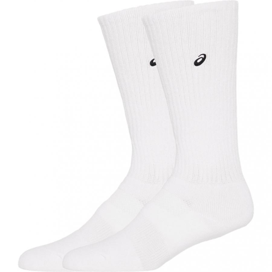 ASICS ホワイトリブソックス ジュニア ソックス10（はき口～かかとまでの長さ10cm