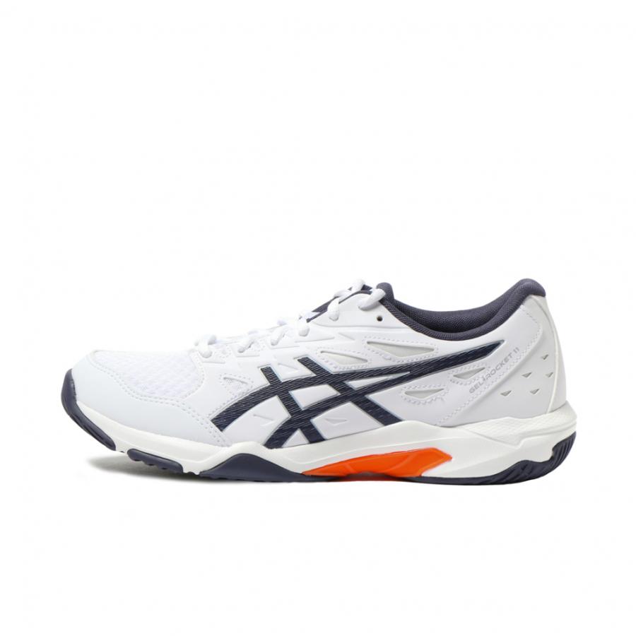 ASICS GEL-ROCKET バレーボールシューズ ホワイト/ネイビー ASICS [asics]アシックス 男女兼用バレーボールシューズ GEL