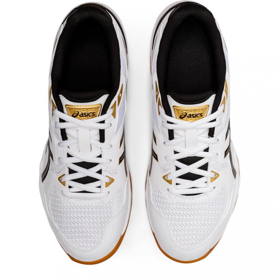 アシックス GEL-ROCKET 10 WIDE ゲルロケット 10 ワイド 1073A053 メンズ レディス バレーボール シューズ 3E : ホワイト×ブラック asics|alpen-group|05