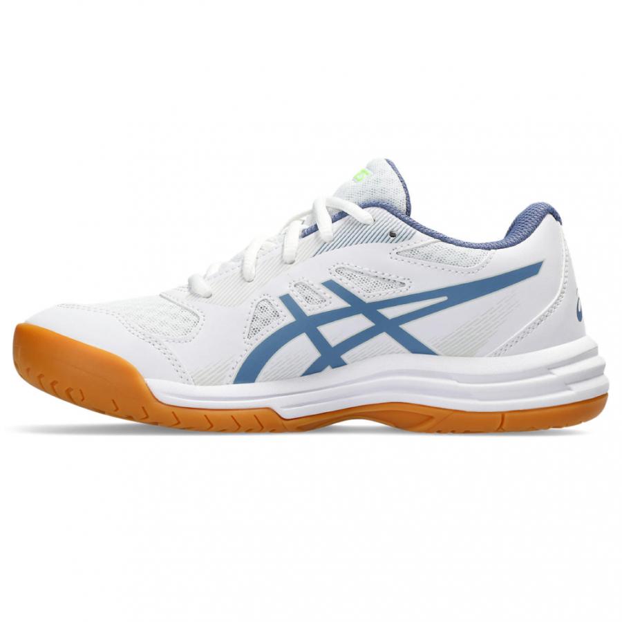 アシックス UPCOURT 5 GS アップコート 5 GS 1074A039 ジュニア キッズ・子供 バレーボール シューズ 2E : ホワイト×サックスブルー asics｜alpen-group｜05