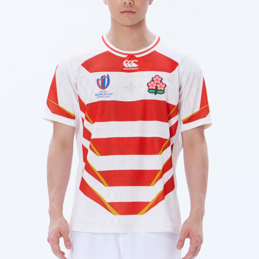 カンタベリー メンズ ラグビー ジャパンRWC2023レプリカホームジャージ RG33980WC JAPAN REPLICA HOME JERSEY ホワイト CANTERBURY｜alpen-group｜02